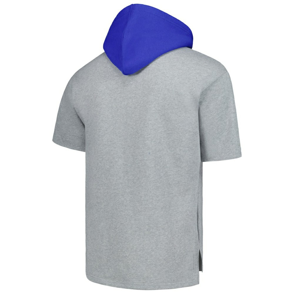 Los Angeles Dodgers Mitchell & Ness Postgame Short Sleeve Pullover Hoodie - MLB
