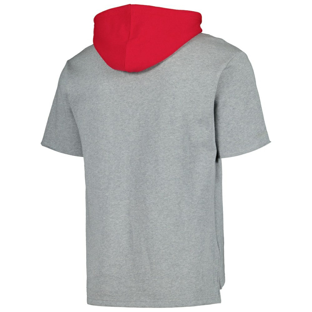 St. Louis Cardinals Mitchell & Ness Postgame Short Sleeve Pullover Hoodie - MLB
