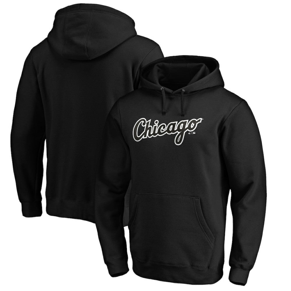 Chicago White Sox Official Wordmark Fitted Pullover Hoodie - MLB