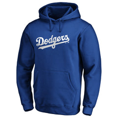 Los Angeles Dodgers Official Wordmark Fitted Pullover Hoodie - MLB