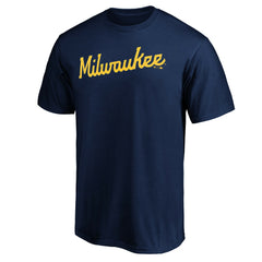 Milwaukee Brewers Official Team Wordmark T-Shirt - MLB