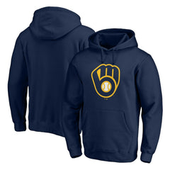 Milwaukee Brewers Official Team Logo Pullover Hoodie - MLB