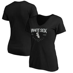 Chicago White Sox Women's Core Live For It V-Neck T-Shirt - MLB
