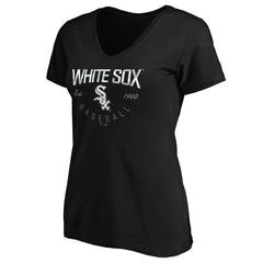 Chicago White Sox Women's Core Live For It V-Neck T-Shirt - MLB