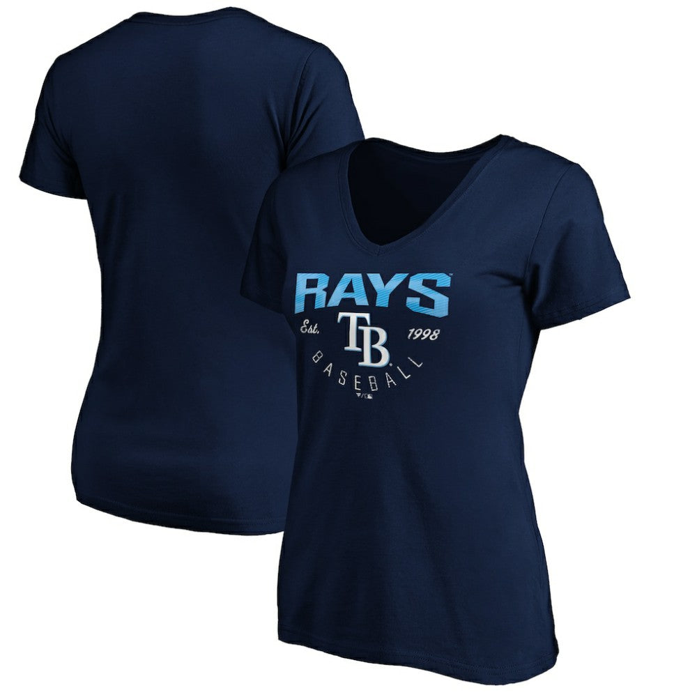 Tampa Bay Rays Women's Core Live For It V-Neck T-Shirt - MLB