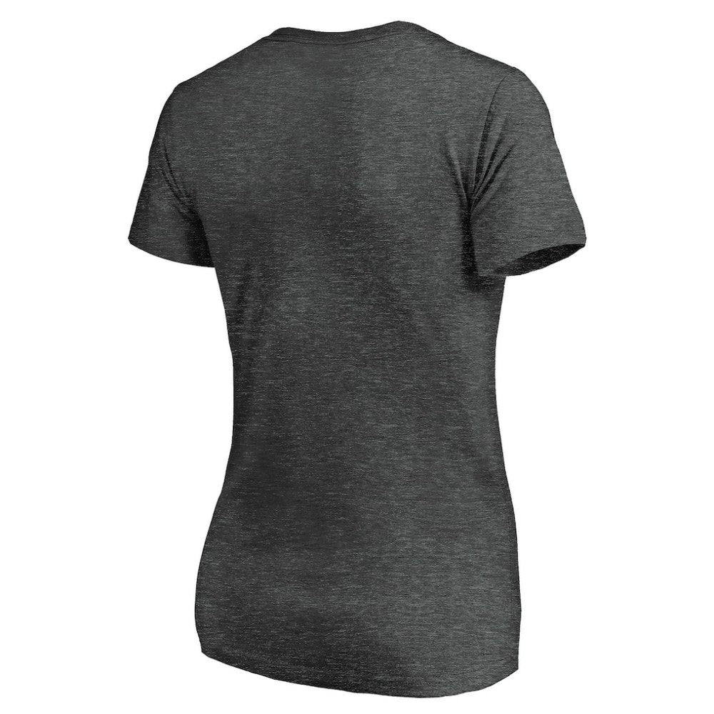 Texas Rangers Women's Core Team Lock Up Wordmark V-Neck T-Shirt - MLB