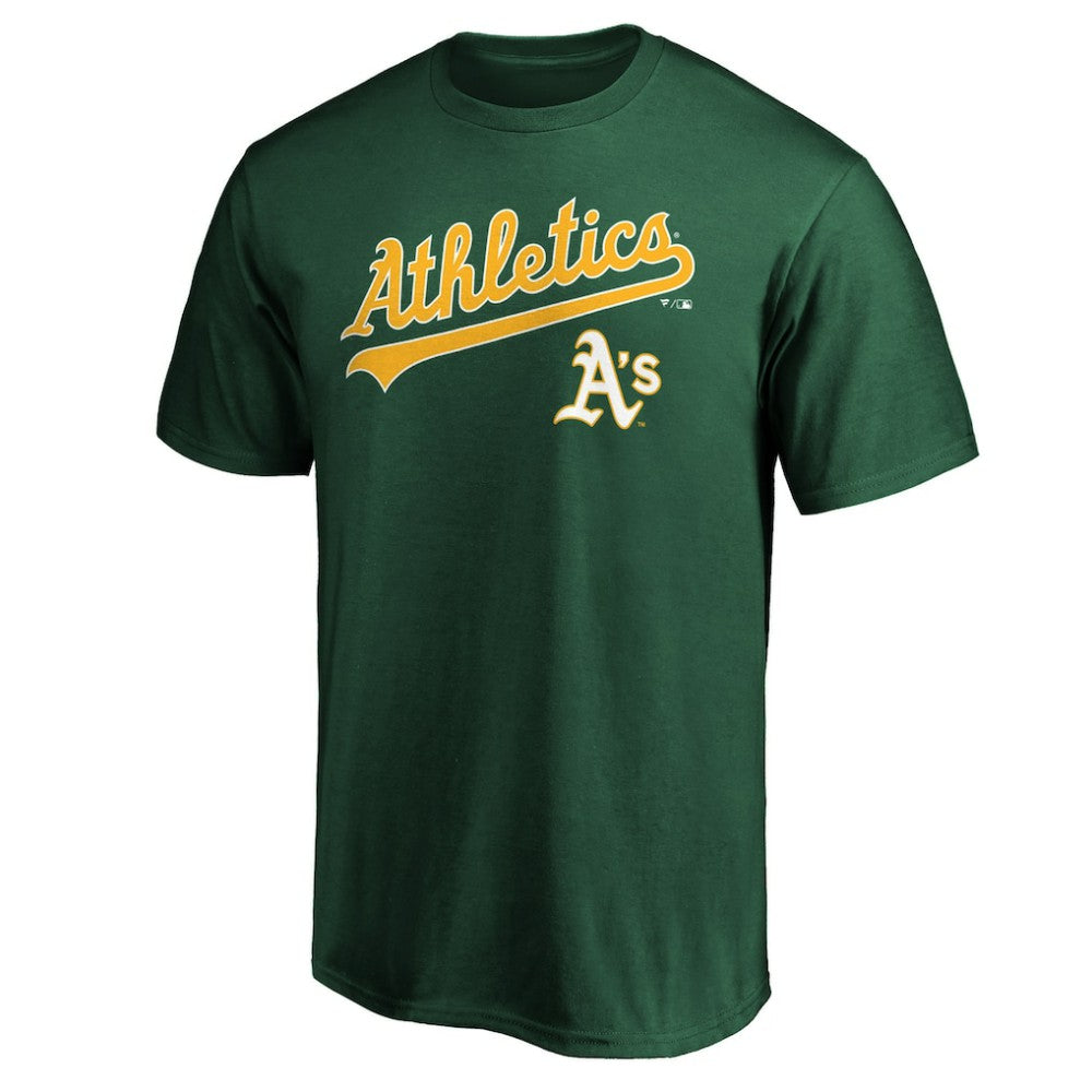 Athletics Team Lock Up Wordmark T-Shirt - MLB