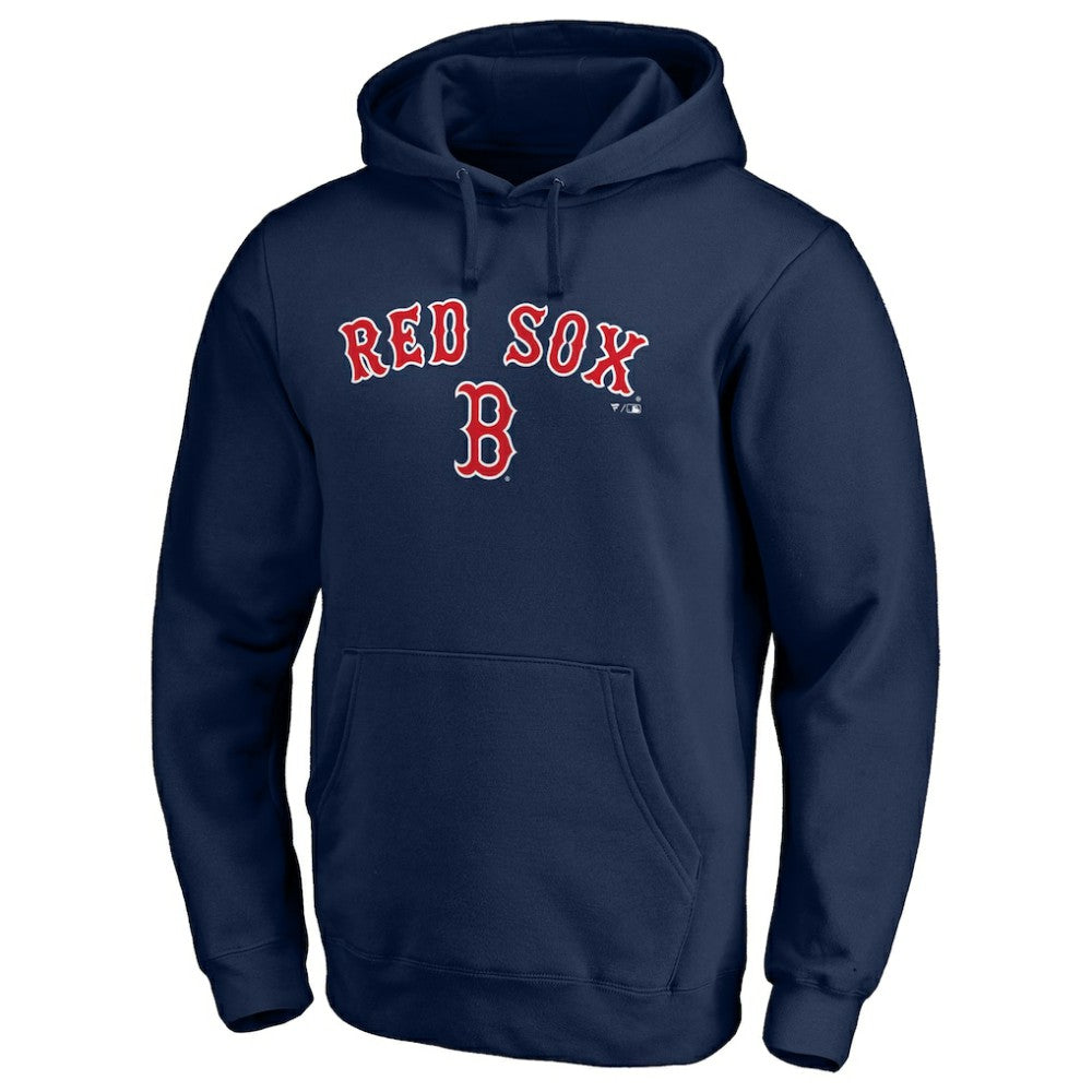 Boston Red Sox Team Lock Up Wordmark Pullover Hoodie - MLB