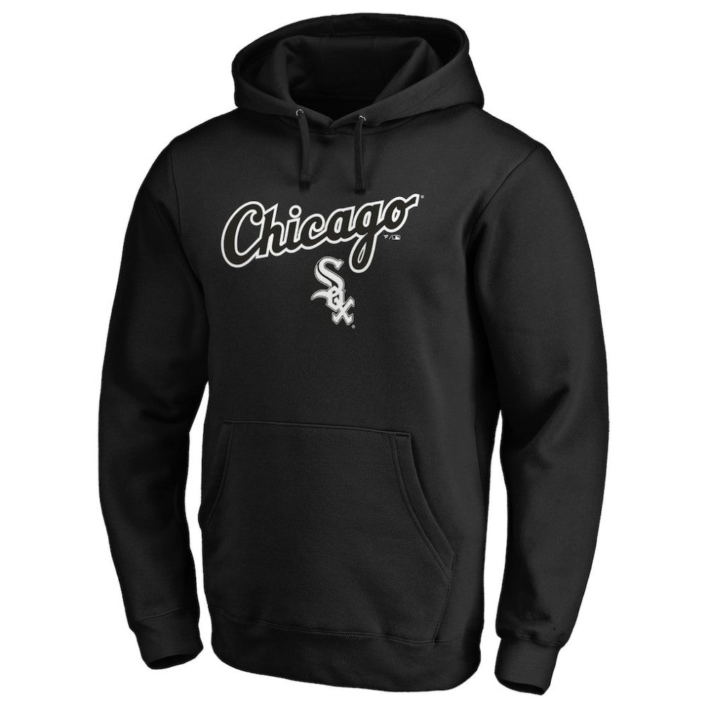 Chicago White Sox Team Lock Up Wordmark Pullover Hoodie - MLB