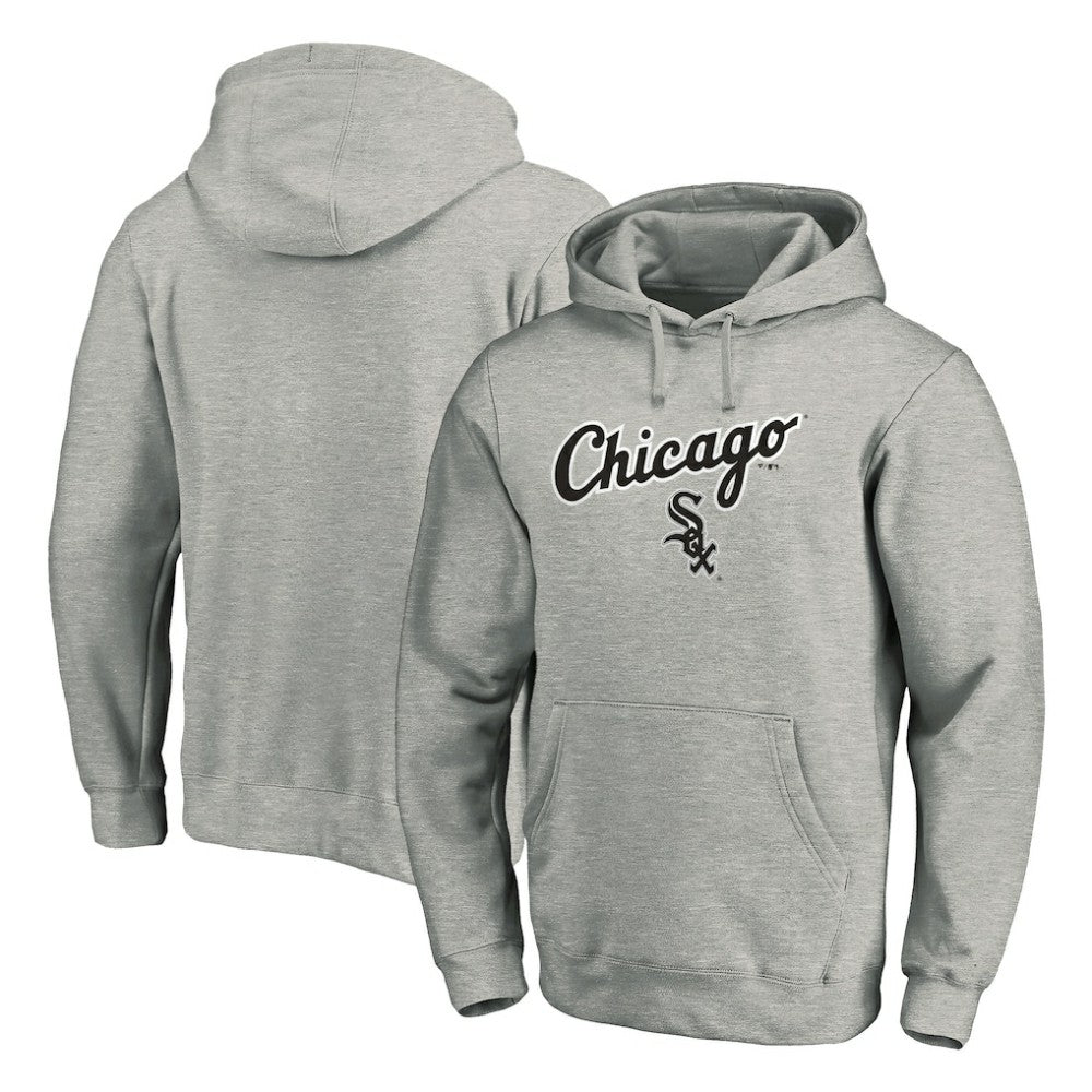 Chicago White Sox Team Lock Up Wordmark Pullover Hoodie - MLB