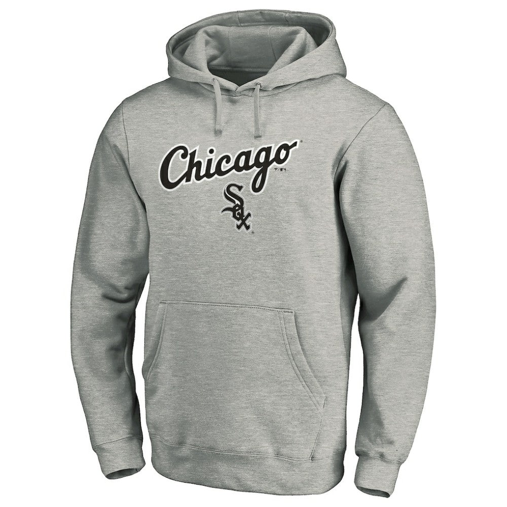 Chicago White Sox Team Lock Up Wordmark Pullover Hoodie - MLB