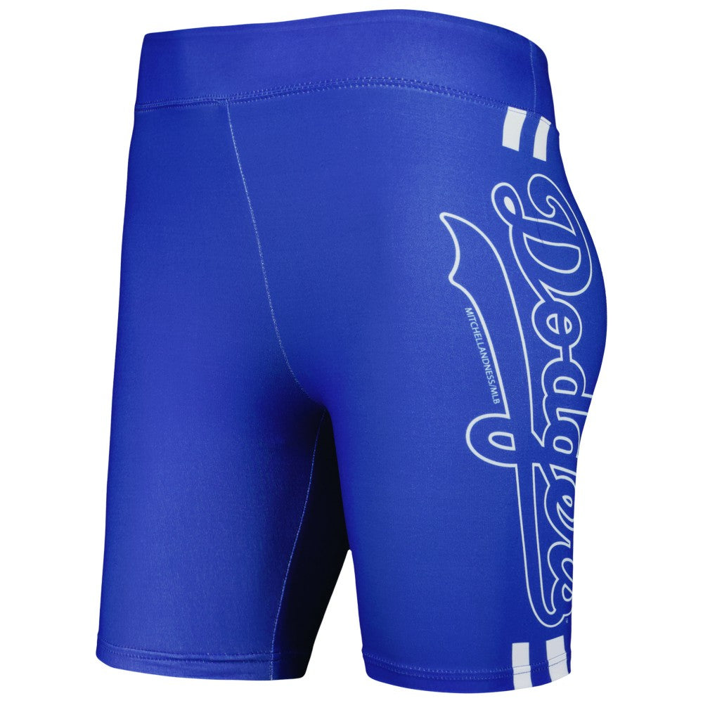Los Angeles Dodgers Mitchell & Ness Women's Biker Shorts - MLB