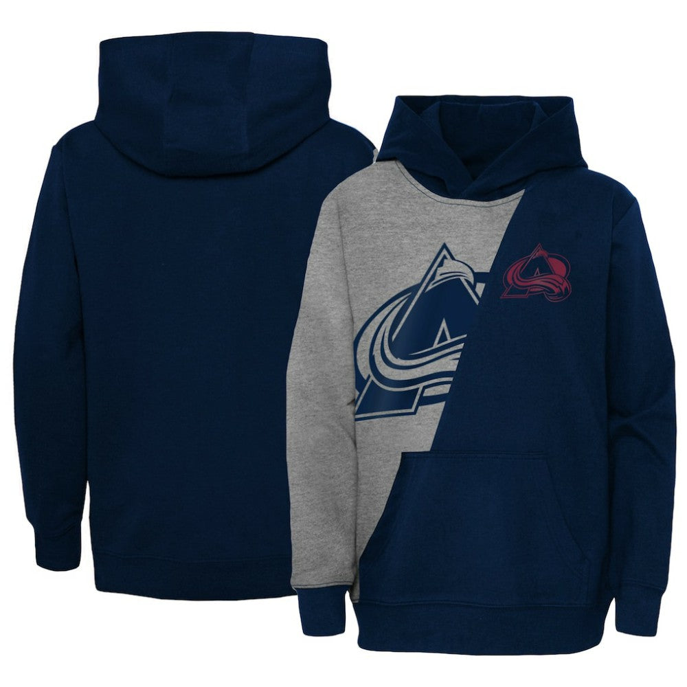 Colorado Avalanche Preschool Unrivaled Pullover Hoodie - Gray/Navy - NHL