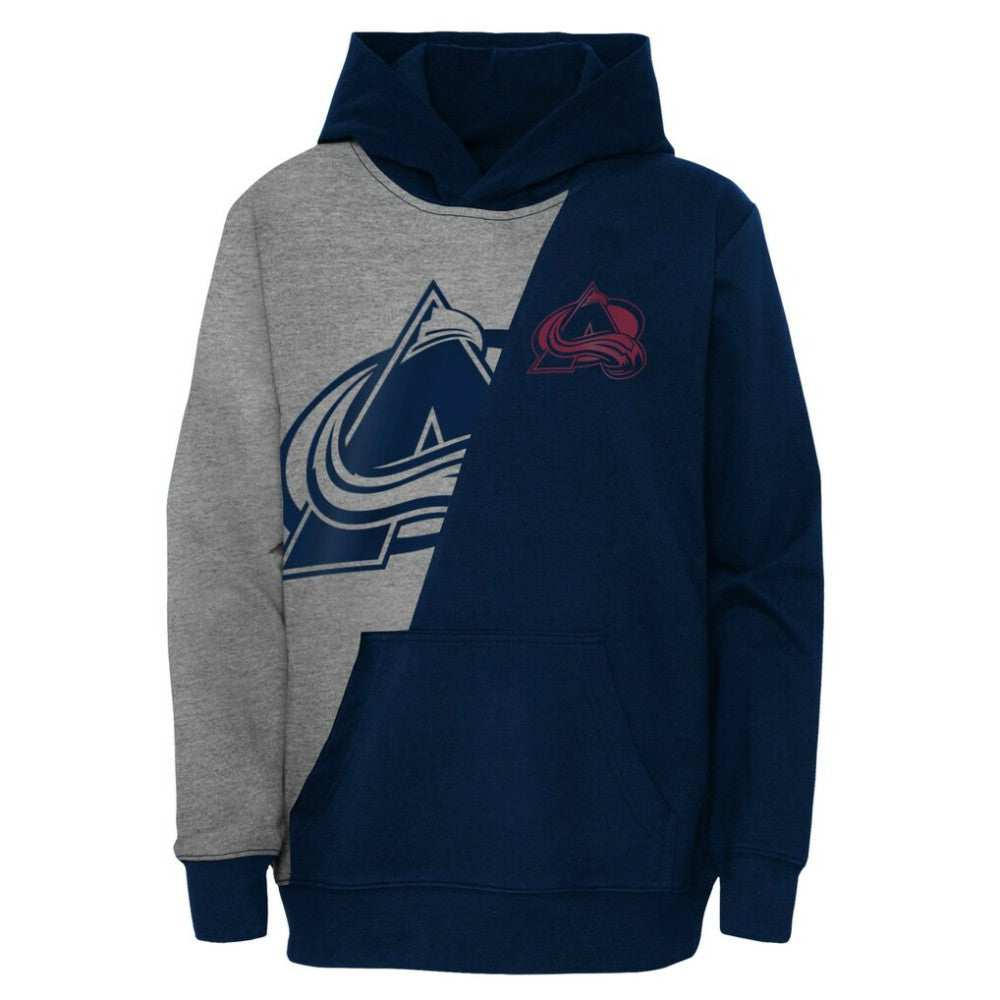 Colorado Avalanche Preschool Unrivaled Pullover Hoodie - Gray/Navy - NHL