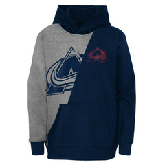 Colorado Avalanche Preschool Unrivaled Pullover Hoodie - Gray/Navy - NHL