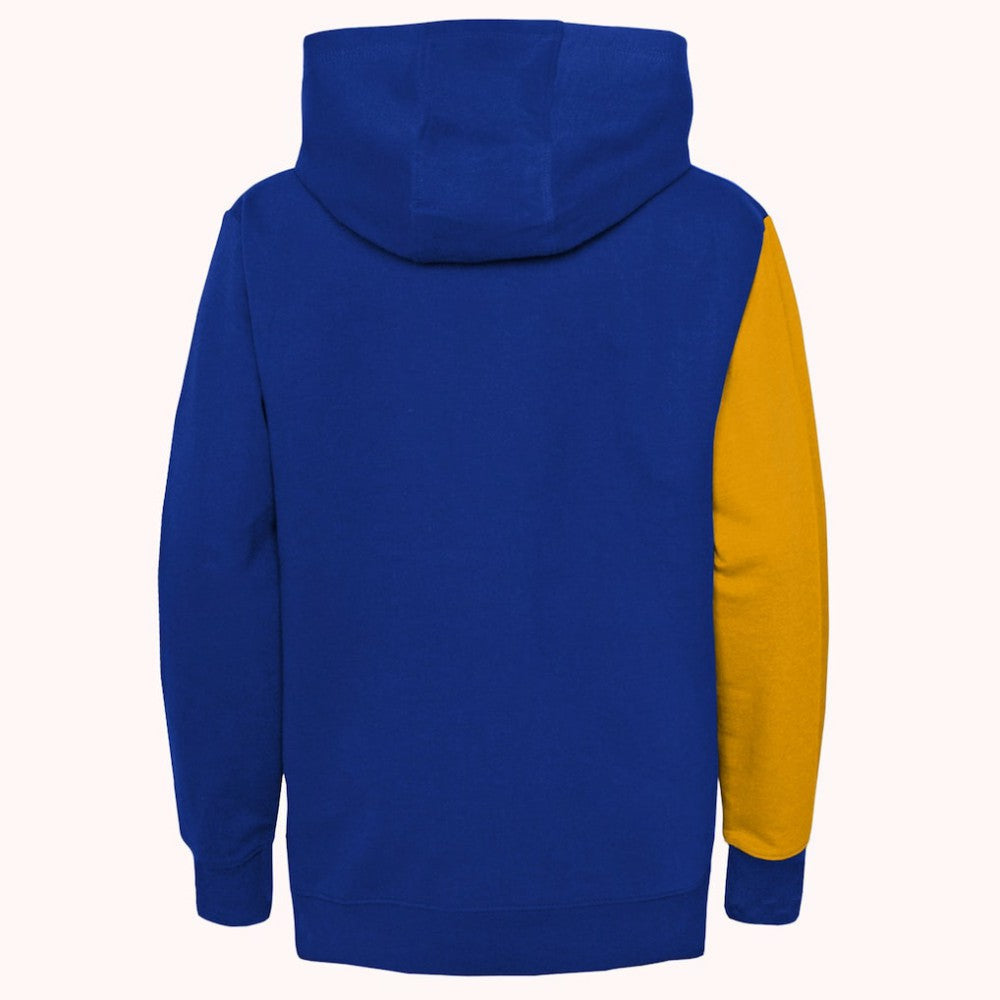 St. Louis Blues Youth Unrivaled Pullover Hoodie - Gold/Blue - NHL