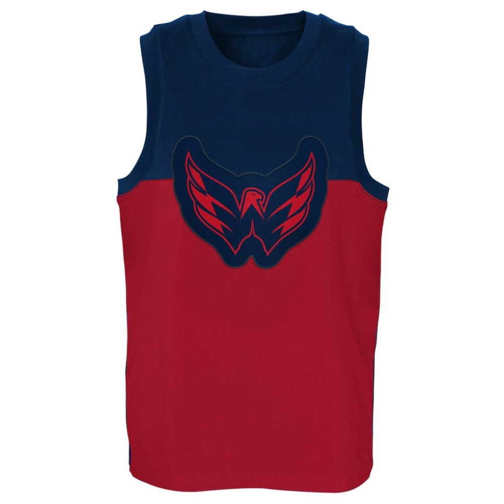 Washington Capitals Youth Revitalize Tank Top - Red/Navy - NHL