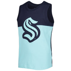 Seattle Kraken Youth Revitalize Tank Top - Light Blue/Dark Sea Blue - NHL