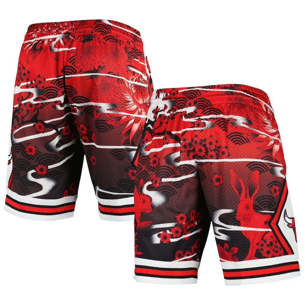 Chicago Bulls Lunar New Year Swingman Shorts Red - NBA