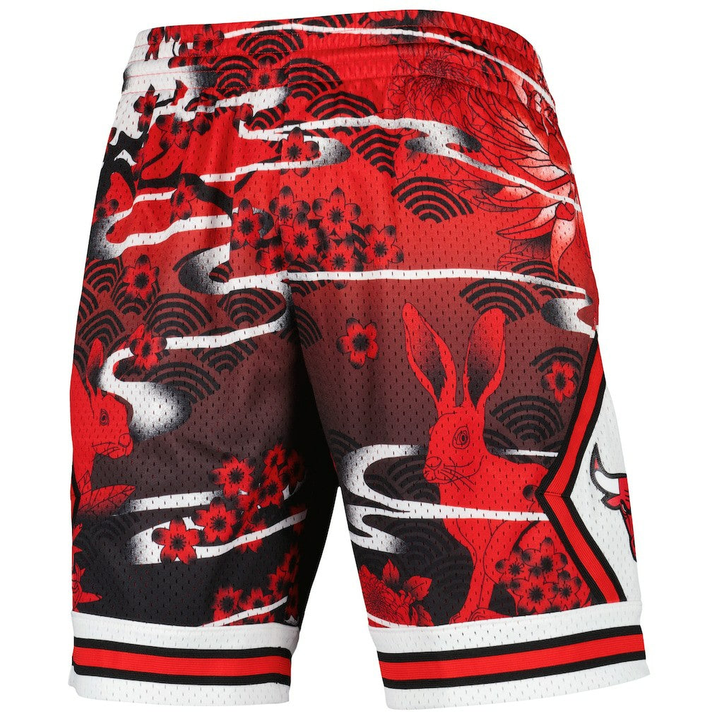 Chicago Bulls Lunar New Year Swingman Shorts Red - NBA
