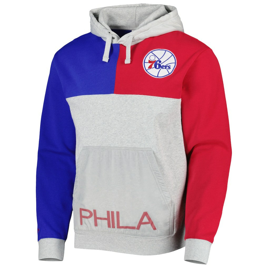 Philadelphia 76ers Tie-Breaker Pullover Hoodie Heather Gray - NBA