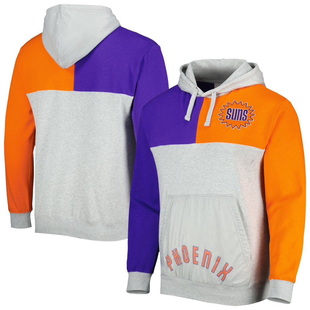 Phoenix Suns Tie-Breaker Pullover Hoodie Heather Gray - NBA