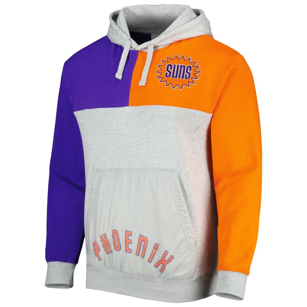 Phoenix Suns Tie-Breaker Pullover Hoodie Heather Gray - NBA