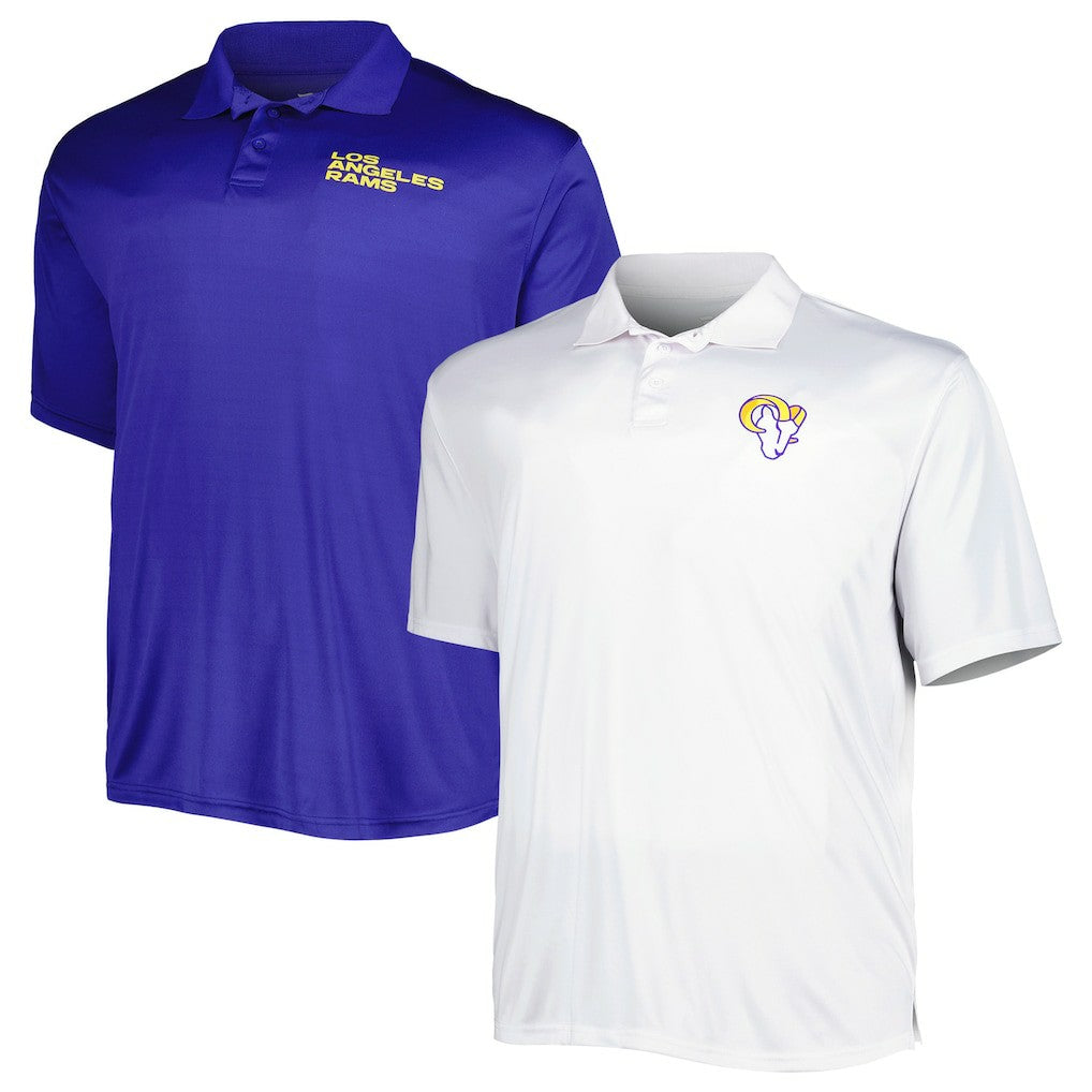 Los Angeles Rams Solid Two-Pack Polo Set Royal/White | Fanatics