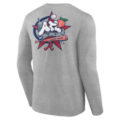 Atlanta Braves Nice Kicks Long Sleeve T-Shirt - MLB