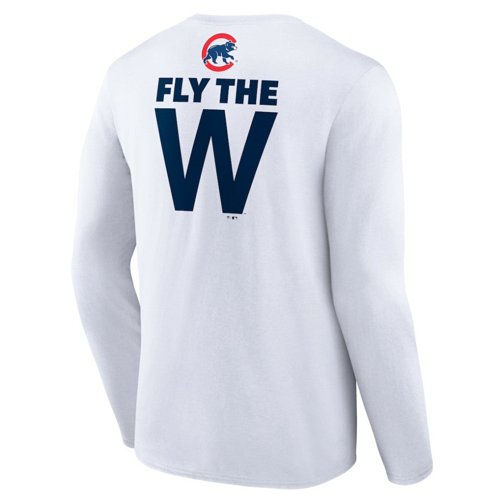 Chicago Cubs Fly the W Long Sleeve T-Shirt - MLB