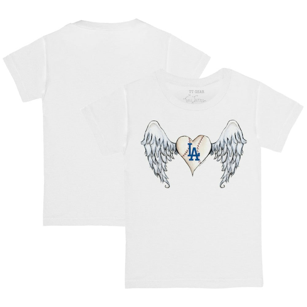 Los Angeles Dodgers Tiny Turnip Youth Angel Wings T-Shirt - MLB