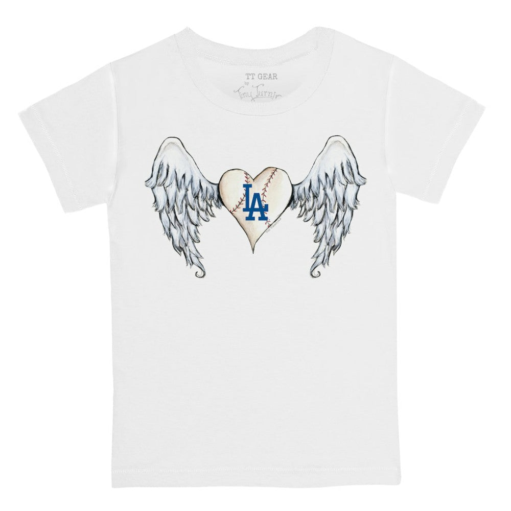 Los Angeles Dodgers Tiny Turnip Youth Angel Wings T-Shirt - MLB