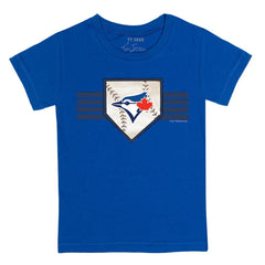 Toronto Blue Jays Tiny Turnip Youth Base Stripe T-Shirt - MLB