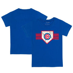 Chicago Cubs Tiny Turnip Youth Base Stripe T-Shirt - MLB