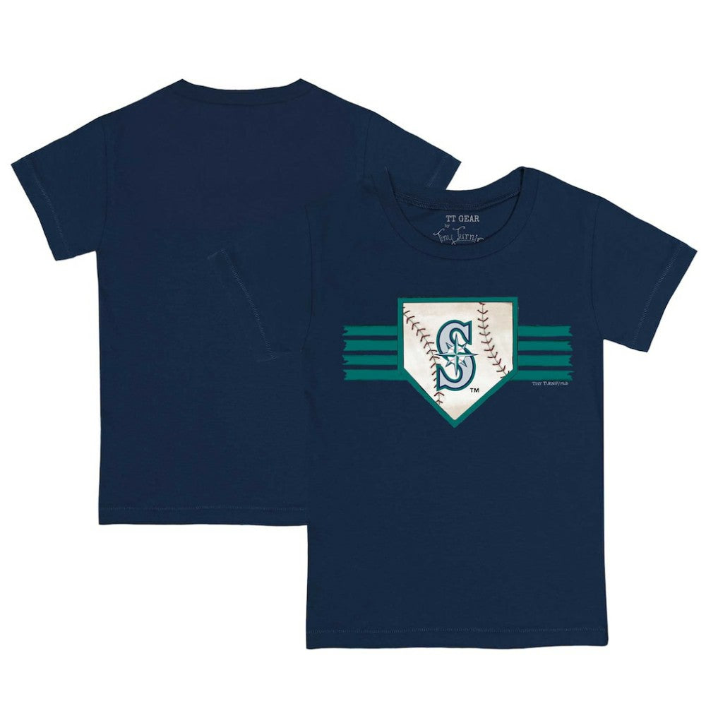 Seattle Mariners Tiny Turnip Youth Base Stripe T-Shirt - MLB