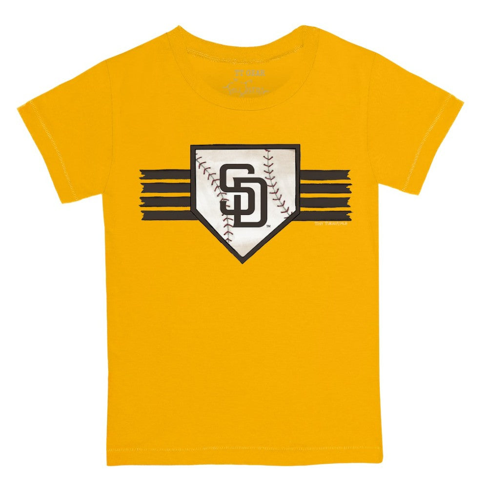 San Diego Padres Tiny Turnip Youth Base Stripe T-Shirt - MLB
