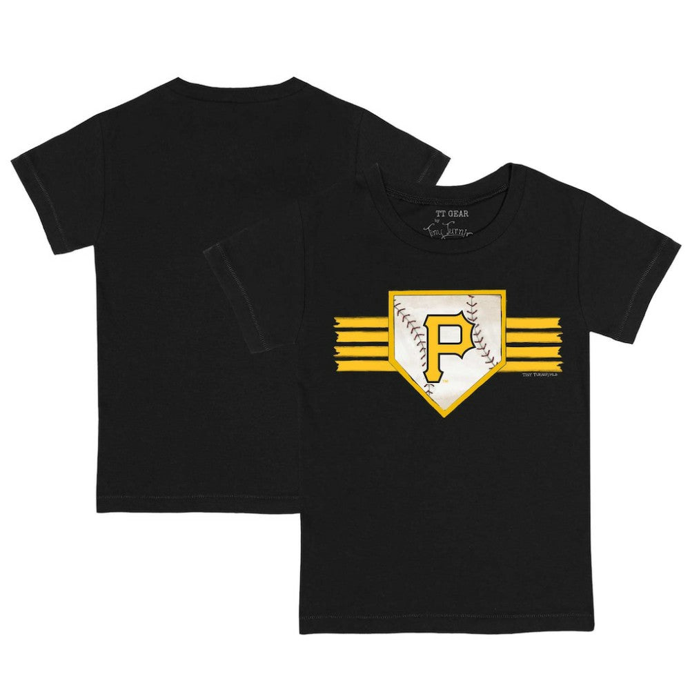 Pittsburgh Pirates Tiny Turnip Youth Base Stripe T-Shirt - MLB