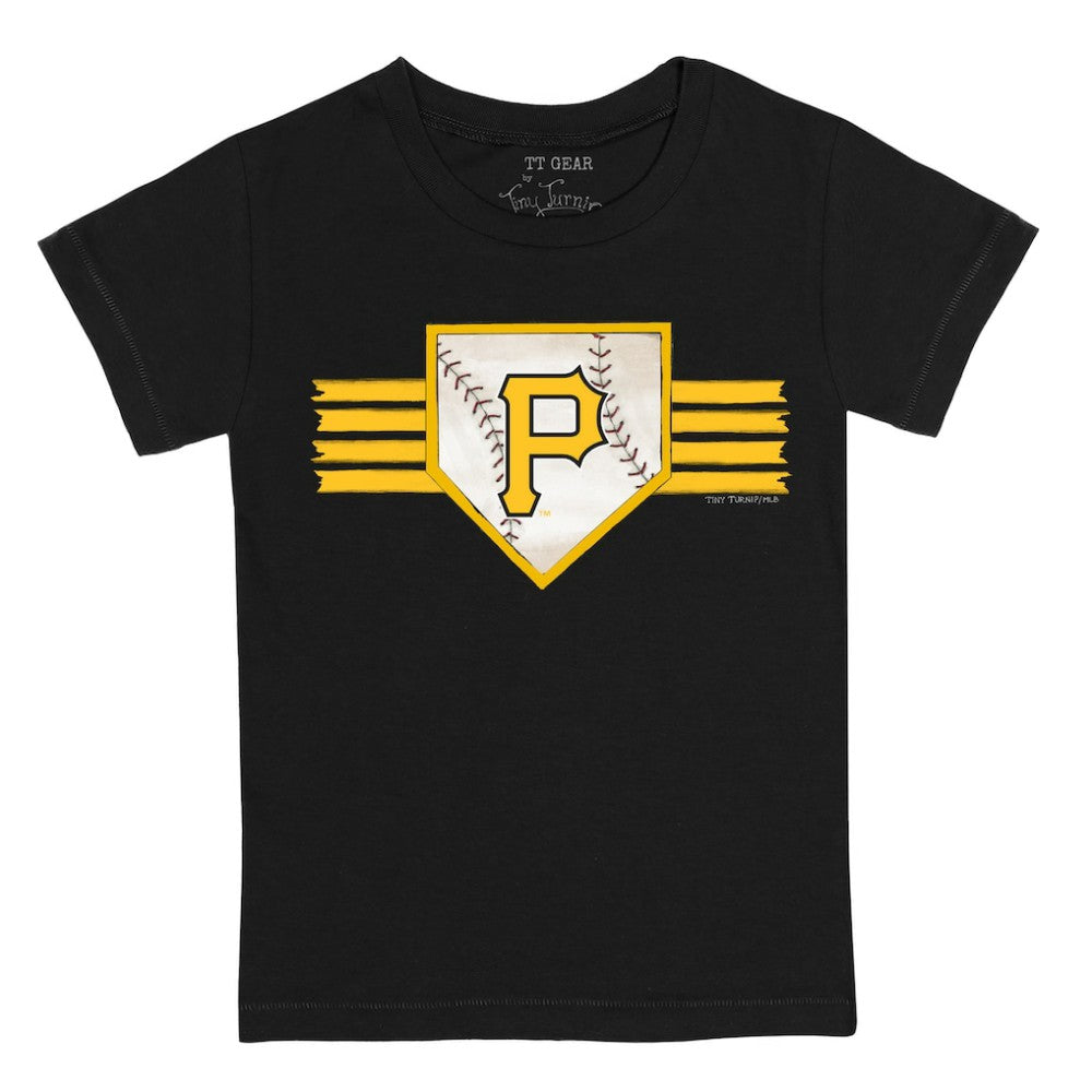 Pittsburgh Pirates Tiny Turnip Youth Base Stripe T-Shirt - MLB