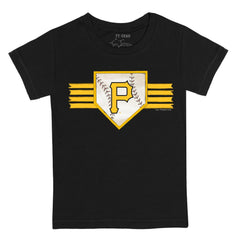Pittsburgh Pirates Tiny Turnip Youth Base Stripe T-Shirt - MLB