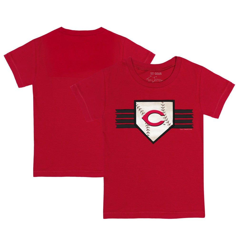 Cincinnati Reds Tiny Turnip Youth Base Stripe T-Shirt - MLB