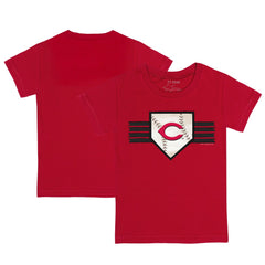 Cincinnati Reds Tiny Turnip Youth Base Stripe T-Shirt - MLB