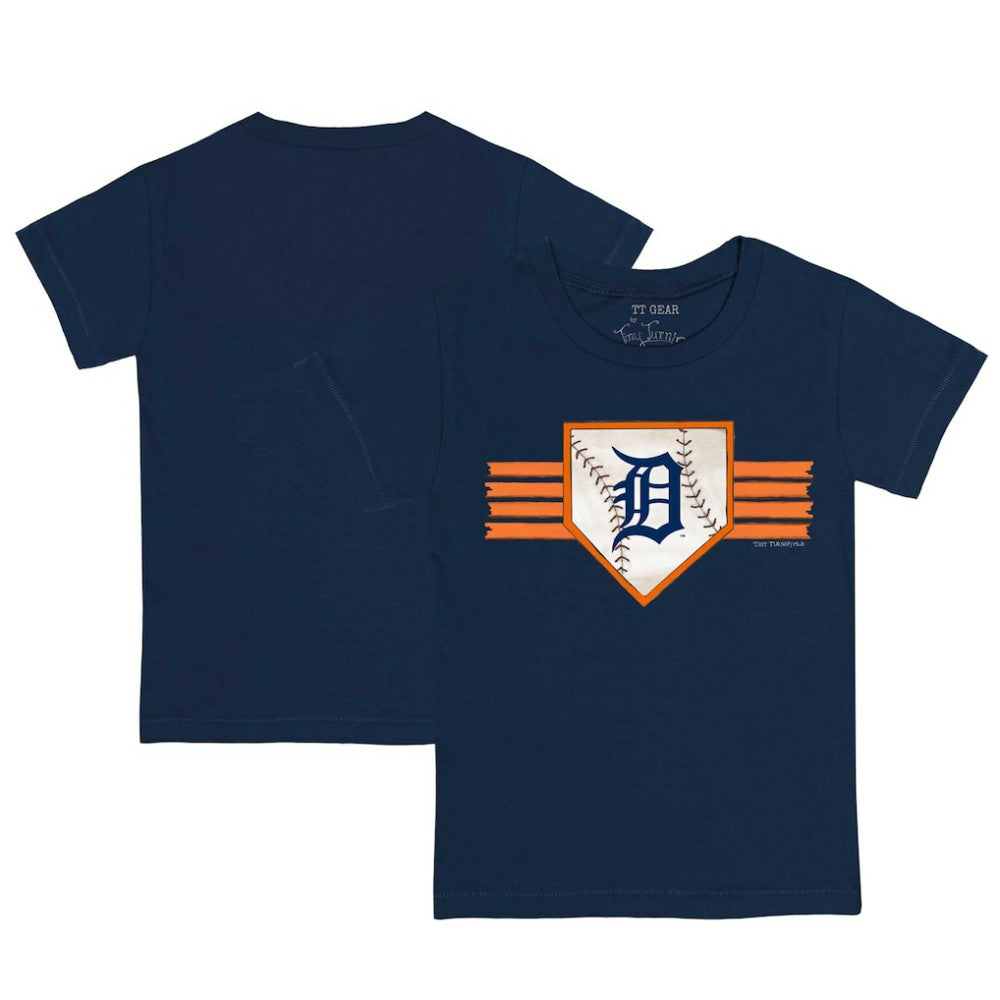 Detroit Tigers Tiny Turnip Youth Base Stripe T-Shirt - MLB