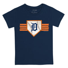 Detroit Tigers Tiny Turnip Youth Base Stripe T-Shirt - MLB