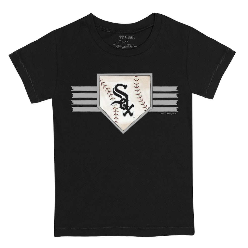 Chicago White Sox Tiny Turnip Youth Base Stripe T-Shirt - MLB