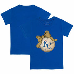 Kansas City Royals Tiny Turnip Youth Baseball Bow T-Shirt - MLB