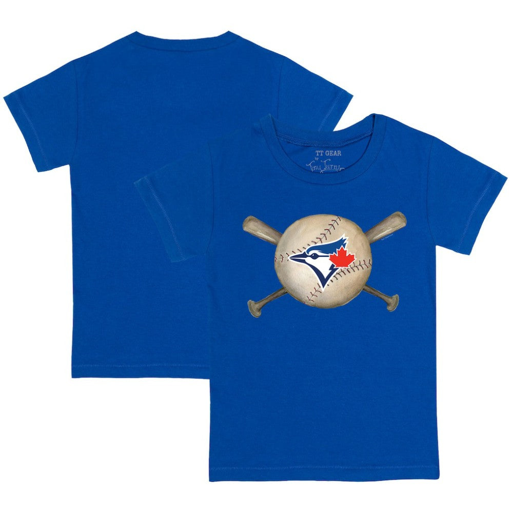 Toronto Blue Jays Tiny Turnip Youth Baseball Cross Bats T-Shirt - MLB