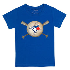 Toronto Blue Jays Tiny Turnip Youth Baseball Cross Bats T-Shirt - MLB