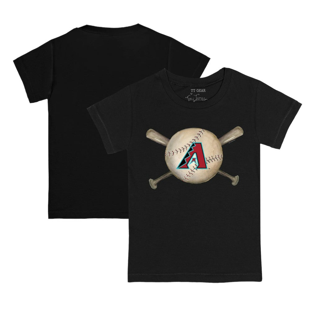 Arizona Diamondbacks Tiny Turnip Youth Baseball Cross Bats T-Shirt - MLB