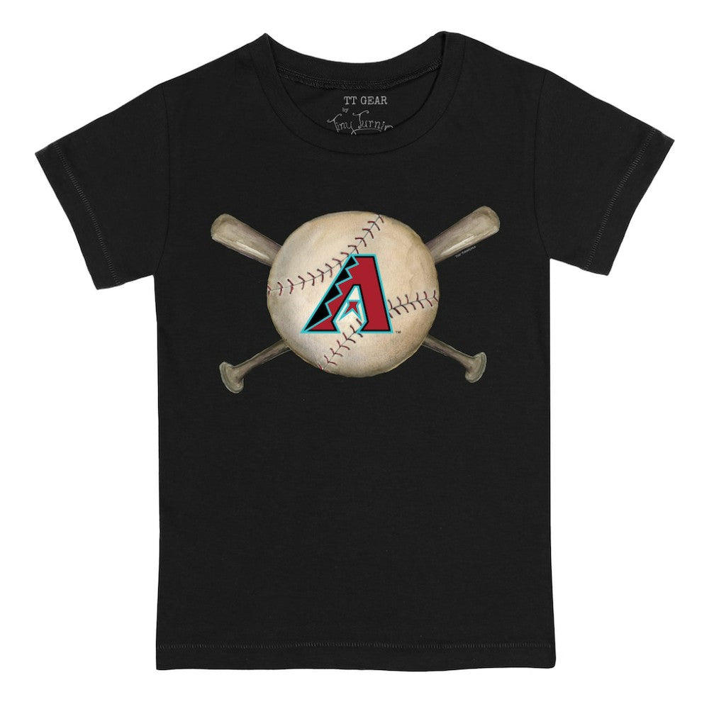 Arizona Diamondbacks Tiny Turnip Youth Baseball Cross Bats T-Shirt - MLB