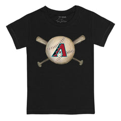 Arizona Diamondbacks Tiny Turnip Youth Baseball Cross Bats T-Shirt - MLB